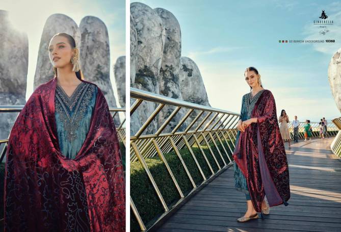 Guzarish Cinderella Velvet Designer Salwar Suits Catalog
